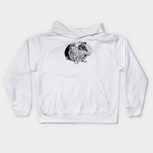 Line drawing - guinea pig Kids Hoodie